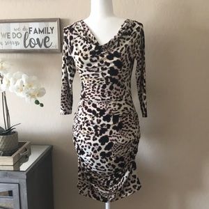 On trend animal print dress